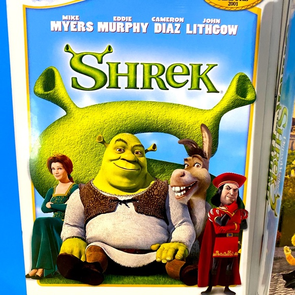 SHREK DVD BUNDLE SHREK 1, SHREK 2 & SHREK THE THIRD DREAMWORKS VINTAGE - Picture 2 of 12